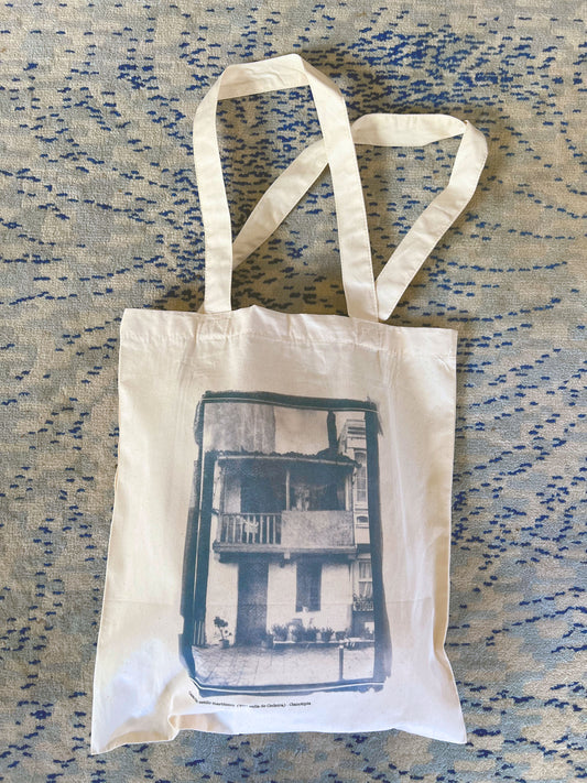 Totebag - Cianotipia casa mariñeira (Cedeira)